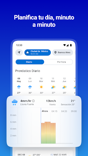 Captura de pantalla de 1Weather: Pronósticos y Radar