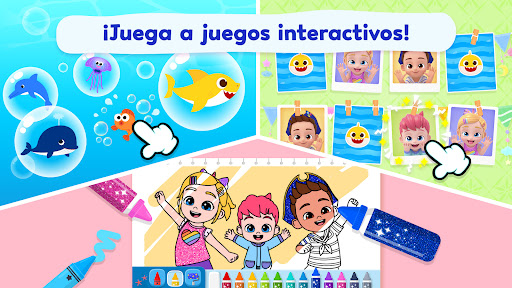 Captura de pantalla de Pinkfong Tiburón Bebé: Juegos