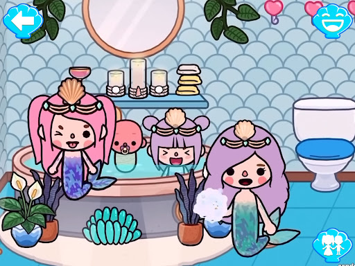 Captura de pantalla de Mermaid Games: Princess Salon