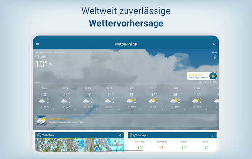 Wetter Online - RegenRadar Screenshot