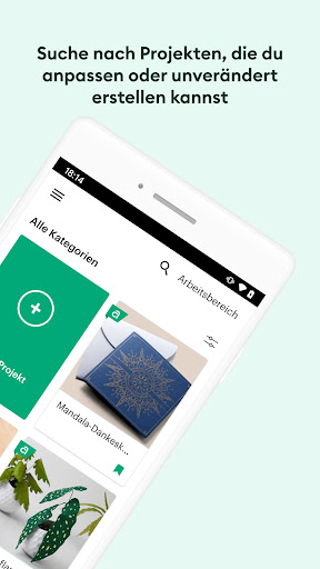 Design Space™: DIY mit Cricut Screenshot