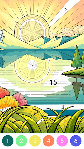 Tangle Color by Number Book screenshot