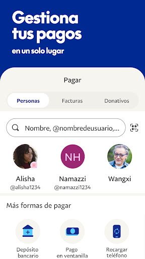 Captura de pantalla de PayPal