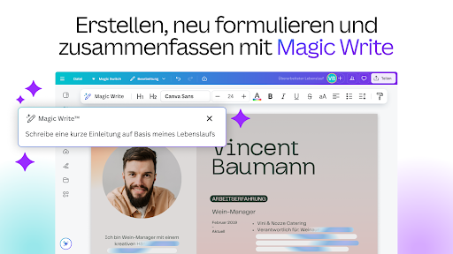 Canva: KI-Foto- & Video-Editor Screenshot