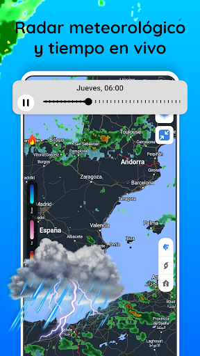 Captura de pantalla de Radar meteorológico en vivo