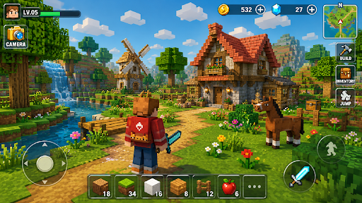Captura de pantalla de Robo Craft World Builder