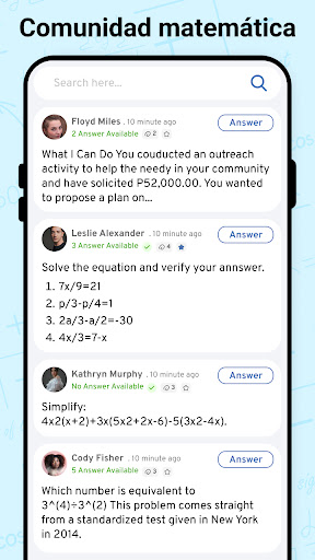 Captura de pantalla de AI Math Scanner- Math Solution