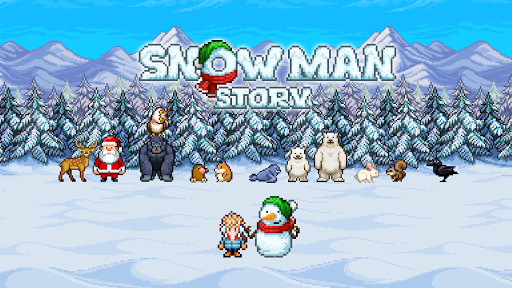 Captura de pantalla de Snowman Story