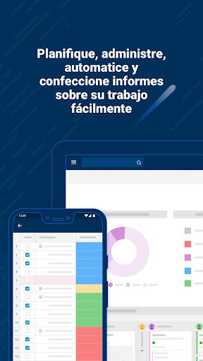Captura de pantalla de Smartsheet