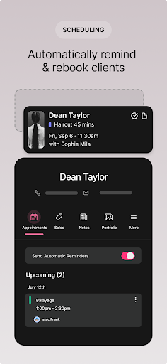 Captura de pantalla de GlossGenius: Booking, Payments