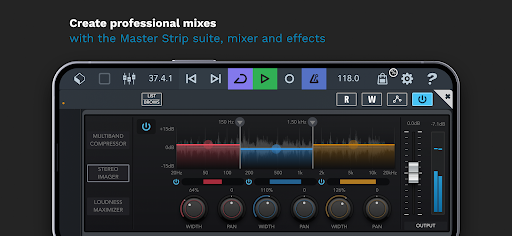 Captura de pantalla de Cubasis 3 - DAW & Music Studio