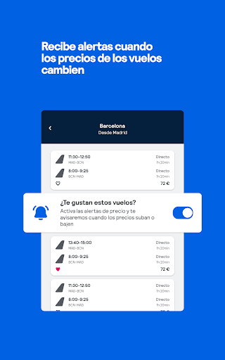 Captura de pantalla de Skyscanner Vuelos Hoteles