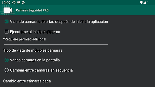 Captura de pantalla de Visor de cámara IP WiFi