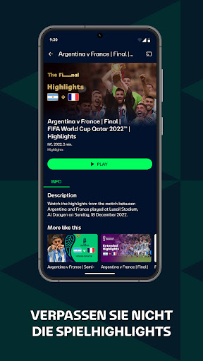 FIFA+ | Fußball live streaming Screenshot