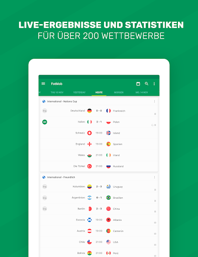 FotMob - Fußball Ergebnisse Screenshot