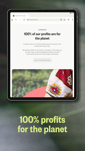Ecosia: Search to plant trees screenshot