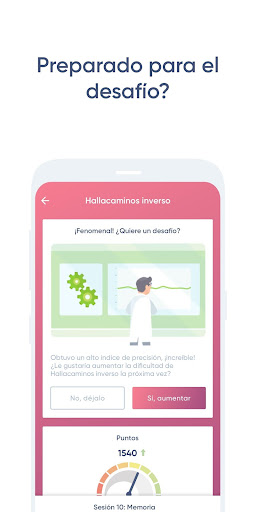 Captura de pantalla de NeuroNation - Ejercicio mental