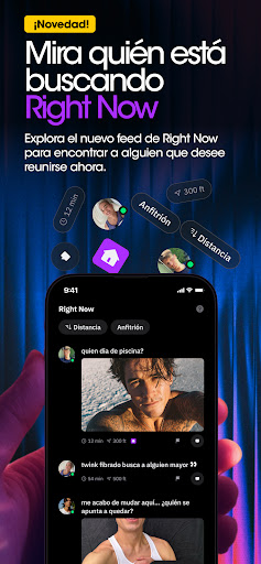 Captura de pantalla de Grindr citas y chats para gays