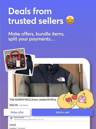 Captura de pantalla de Mercari: Buy and Sell App