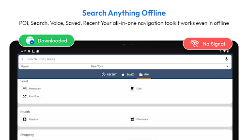 Offline Map Navigation screenshot
