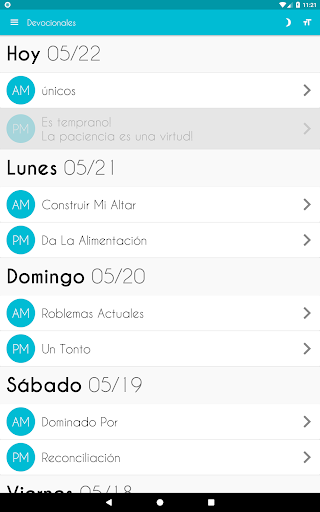 Captura de pantalla de Biblia Devocional