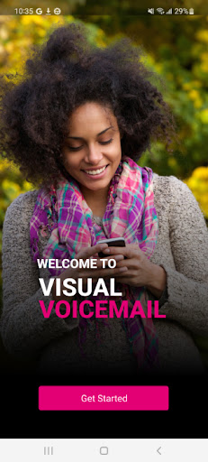 Captura de pantalla de Visual Voicemail