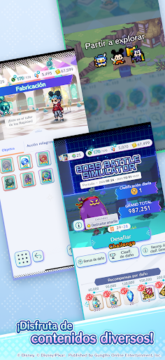 Captura de pantalla de Disney Pixel RPG