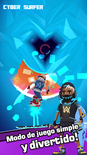 Captura de pantalla de Cyber Surfer :Aventura Rítmica