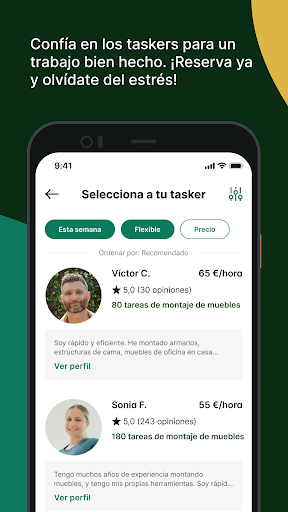 Captura de pantalla de Taskrabbit