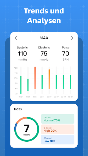 Blood Pressure Tracker Screenshot