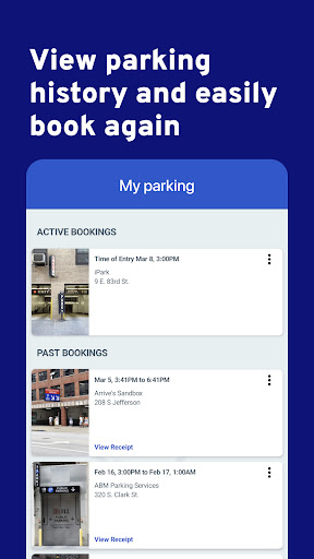 Captura de pantalla de ParkWhiz -- Parking App