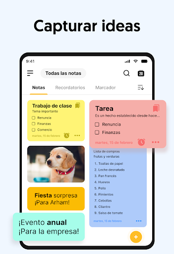Captura de pantalla de Notas: Bloc de notas, Notebook