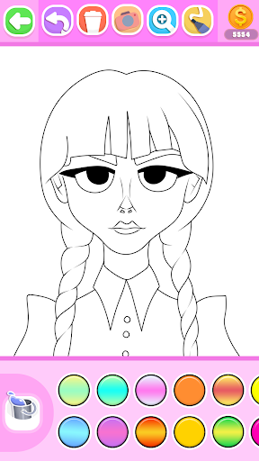 Captura de pantalla de Princess Coloring Book Glitter