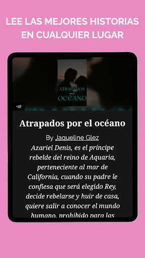 Captura de pantalla de Inkitt: Libros y Novelas