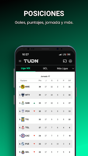 Captura de pantalla de TUDN: TU Deportes Network