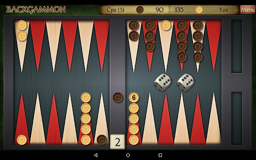Captura de pantalla de Backgammon Pro