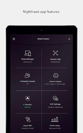 NETGEAR Nighthawk WiFi Router screenshot