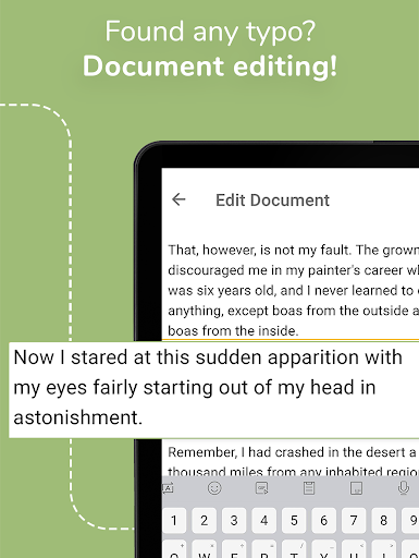 Captura de pantalla de OpenDocument Reader Pro