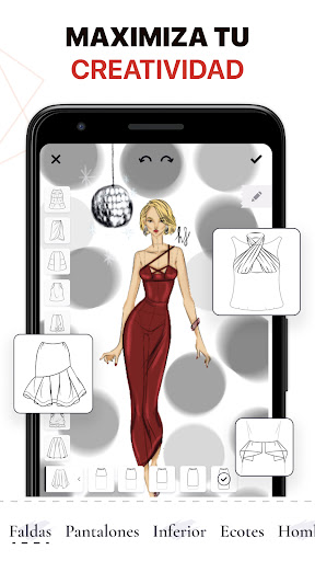 Captura de pantalla de Diseño de Moda - Sketchbook