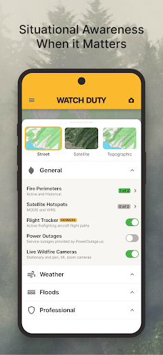 Captura de pantalla de Watch Duty: Wildfire & Floods