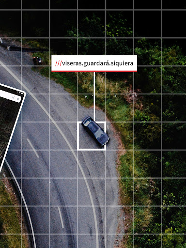 Captura de pantalla de what3words