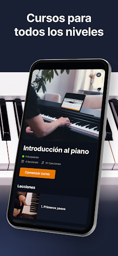 Captura de pantalla de flowkey: Aprende piano