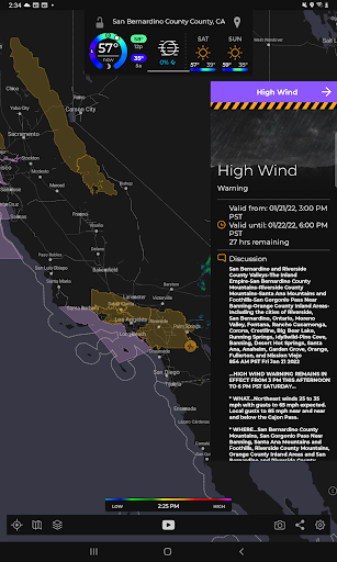 Captura de pantalla de MyRadar Weather Radar Pro