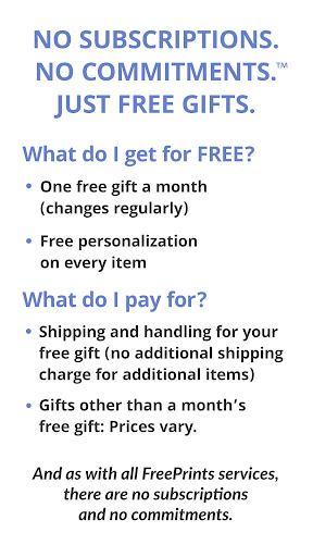 Captura de pantalla de FreePrints Gifts