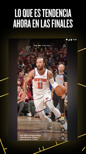 Captura de pantalla de NBA App: baloncesto en directo