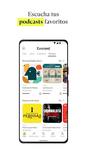 Captura de pantalla de Everand