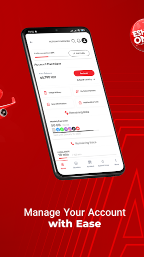 Asiacell screenshot