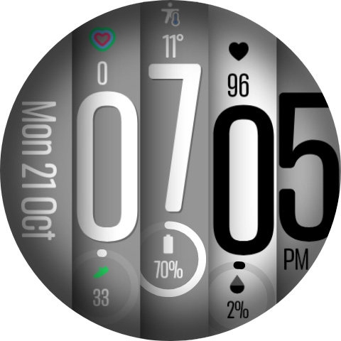 Captura de pantalla de Stretch Fall - Watch face