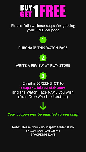 Sweet Hearts Watch Face screenshot