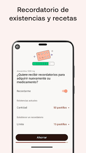 Captura de pantalla de MyTherapy Alerta Medicamentos